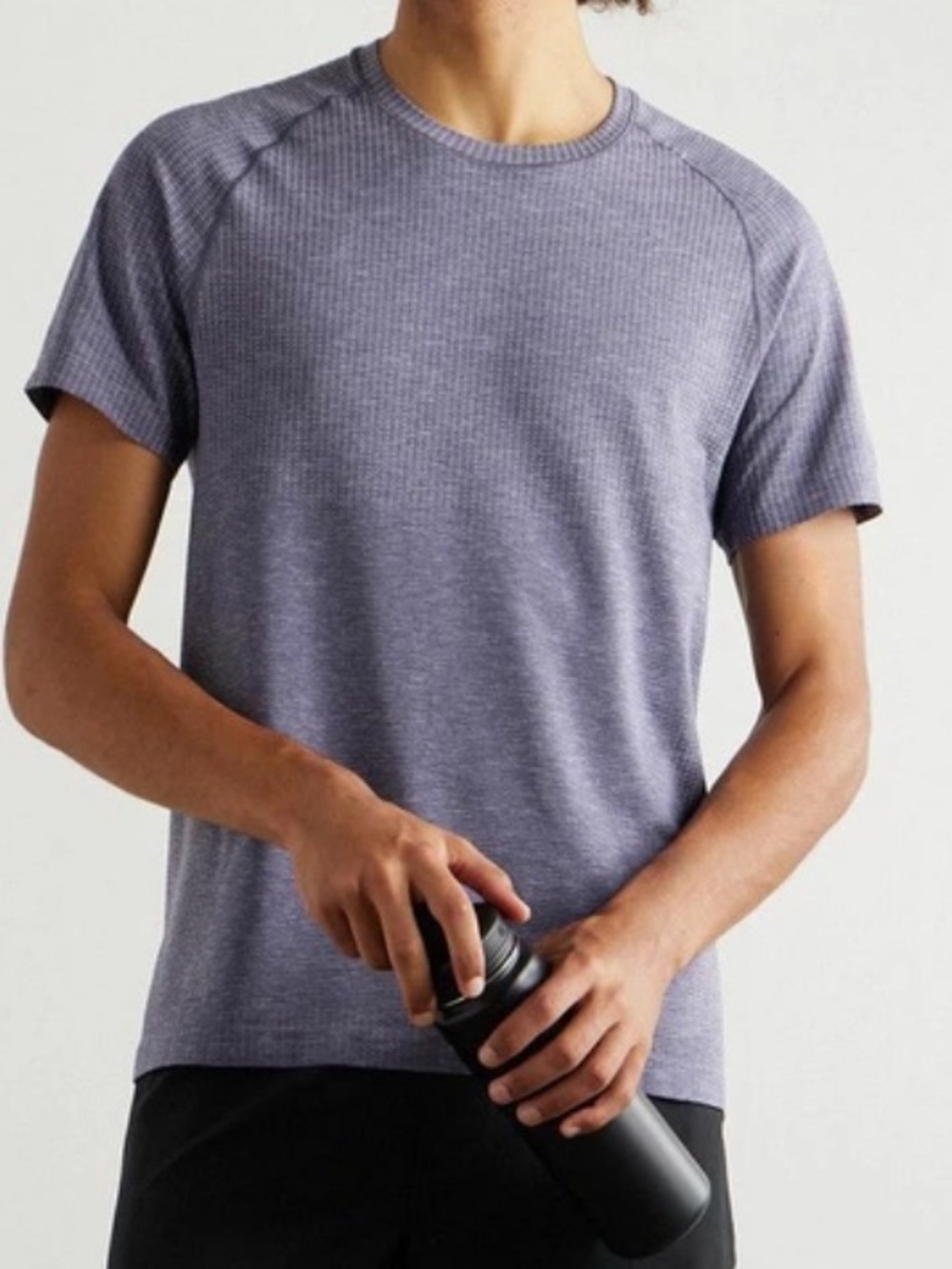 Lululemon Purple Metal Vent Tech Tee